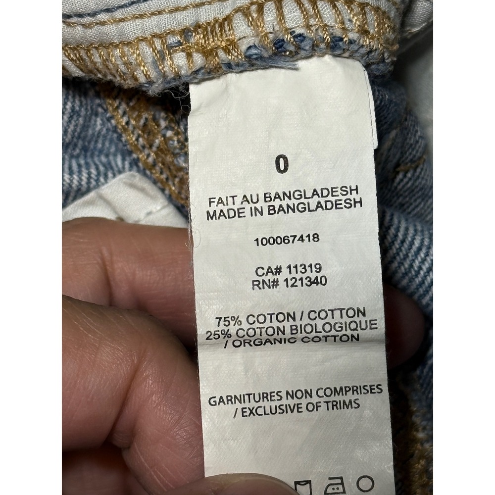 Garage Denim Jeans Women 0 Blue Street Wide Leg High Rise 100067418 - Picture 4 of 11